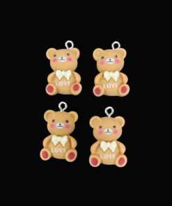 Teddy Bear Resin Charm