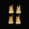 Rabbit Resin Charm