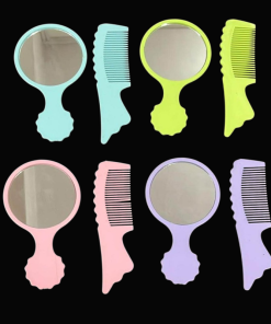 Comb With Cosmetic Mirror Set