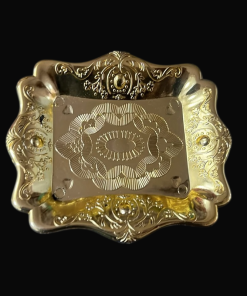 Gold Rectangle Decorative Plate