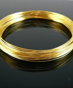 Memory Wires For Bracelets 2 mm - Gold