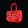 Designer Embroidery Handbag - Red