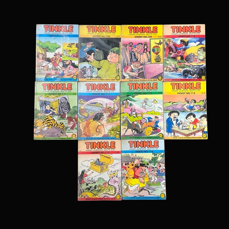 Pre-owned Tinkle Digest Bundle - Pack of 10 books